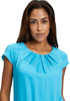 Betty Barclay Blusentop Rundhals blau S14 86612409
