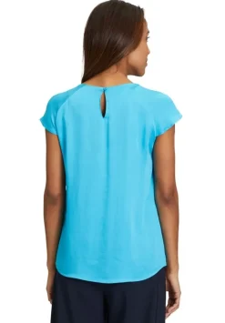 Betty Barclay Blusentop Rundhals blau S14 86612409