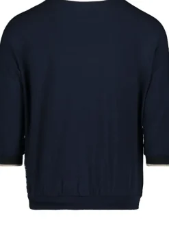 Betty Barclay Bluse Shirt 3/4 blau camel 20441132