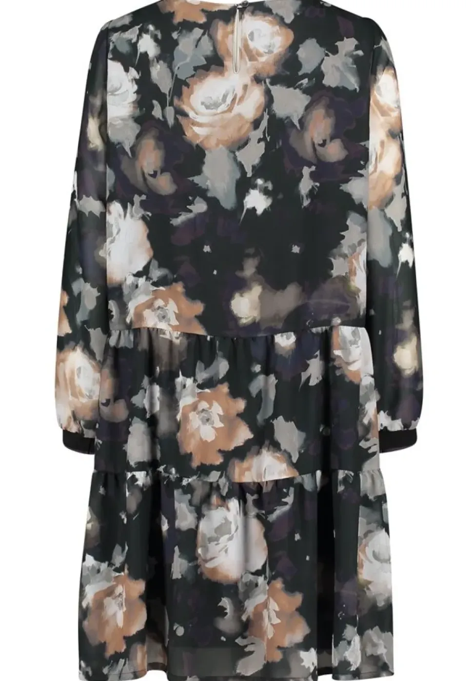 Betty Barclay Chiffonkleid florales Muster Knielang schwarz S22 12331517
