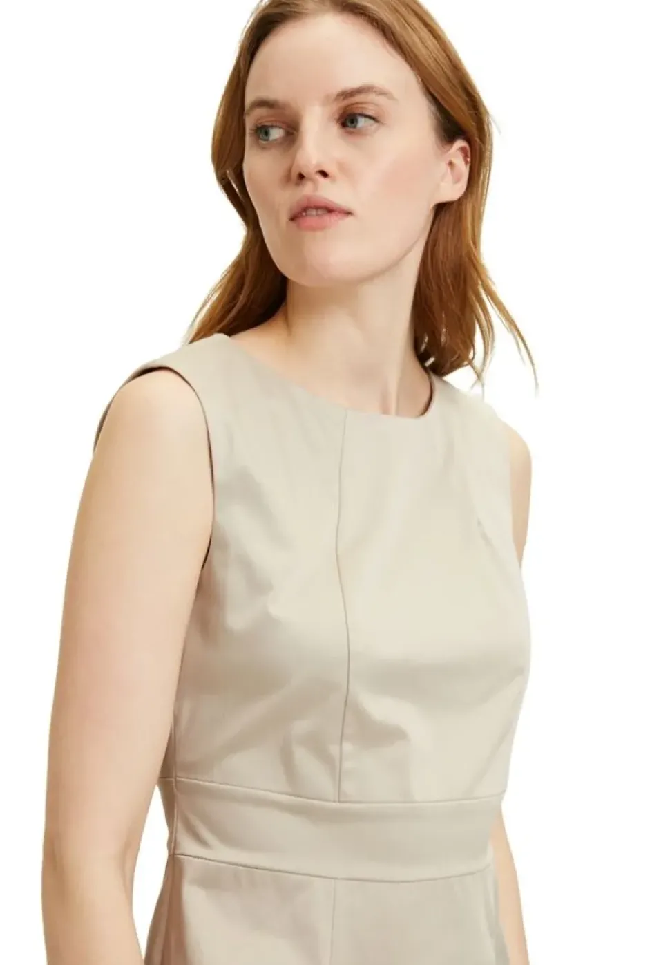 Betty Barclay Etuikleid taupe knieumspielend S14 15222423