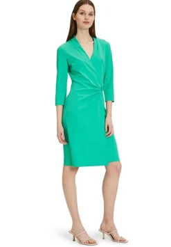 Betty Barclay Jerseykleid mit Raffung gruen S14 15382437