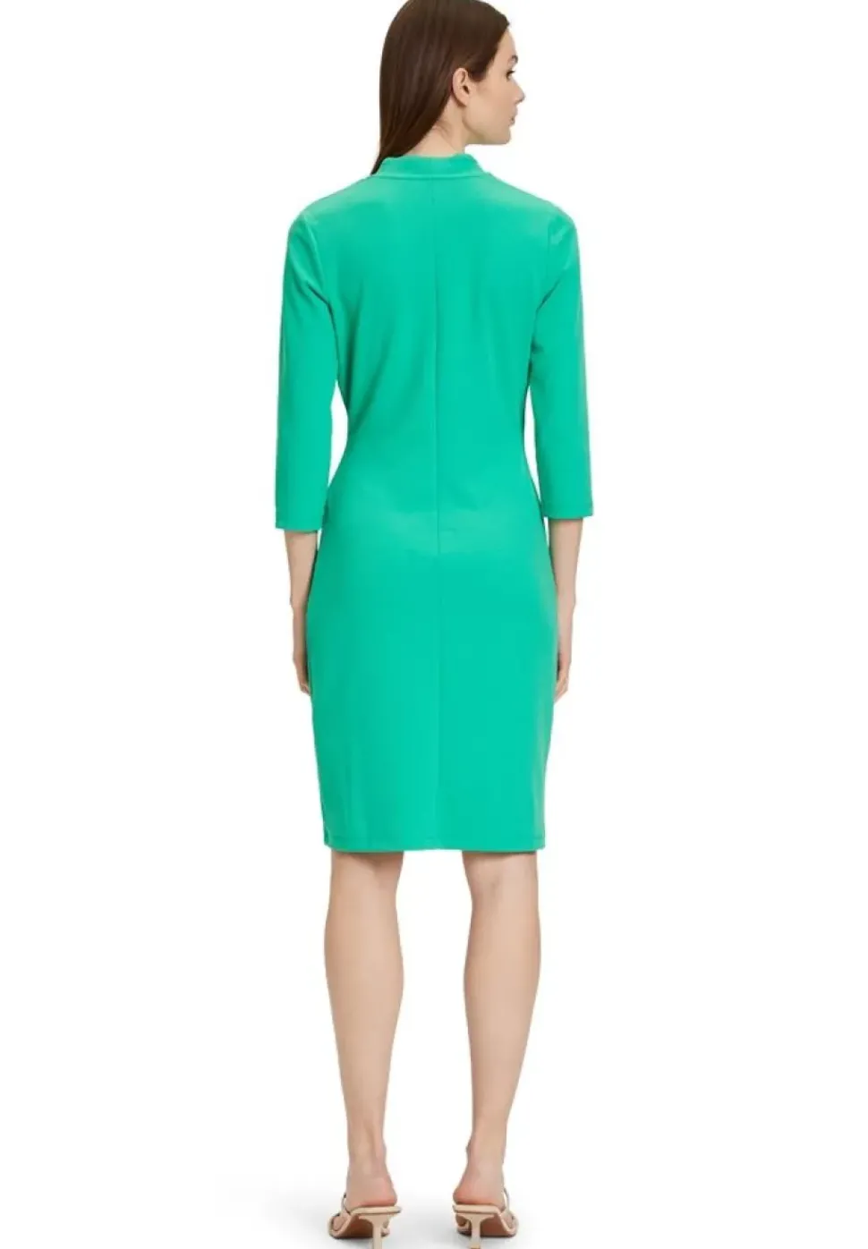 Betty Barclay Jerseykleid mit Raffung gruen S14 15382437