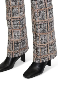 Betty Barclay Karo-Hose 7/8 Länge grau/beige 60492878