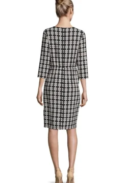 Betty Barclay Kleid 3/4 blau weiß S11 10081250