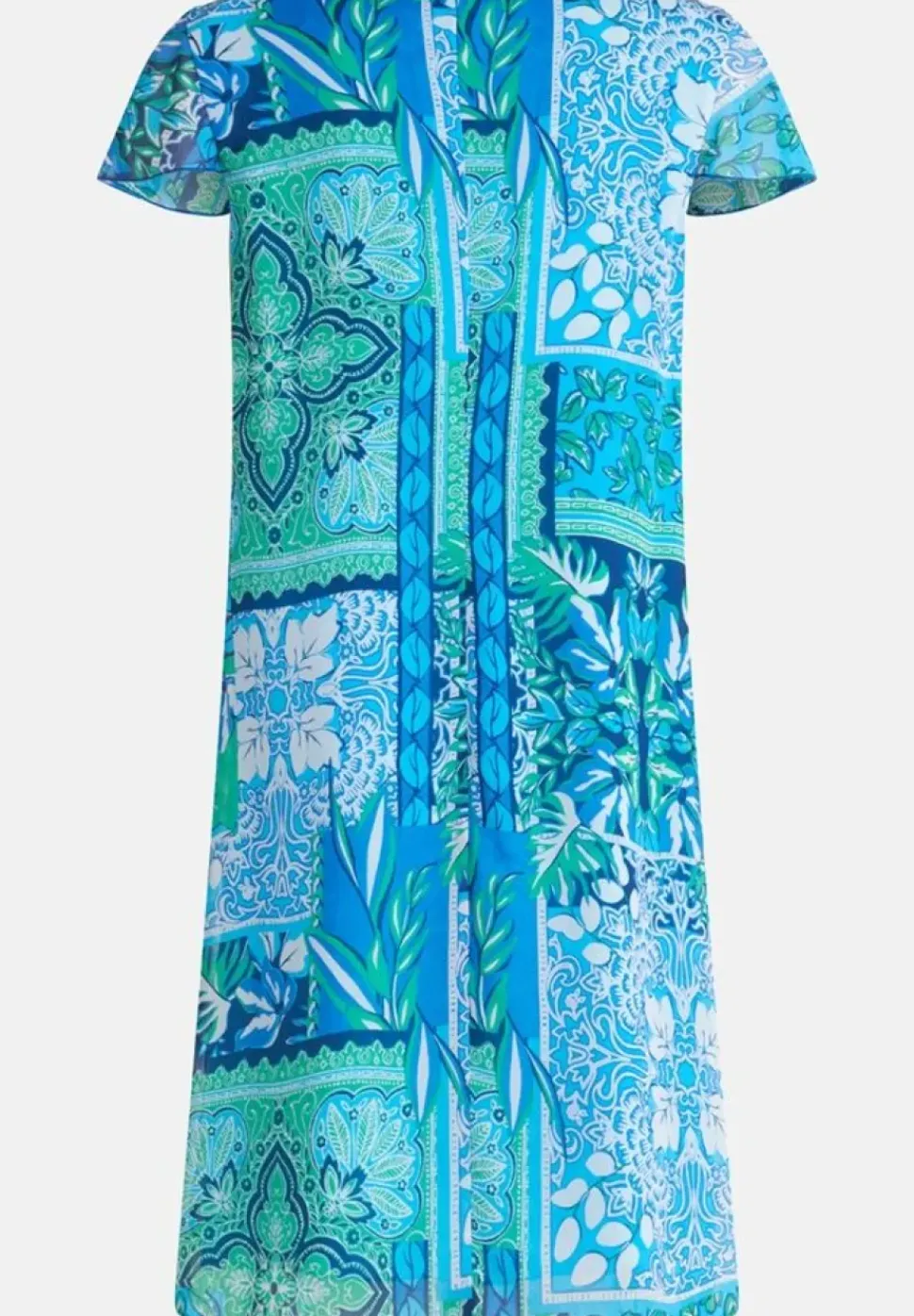 Betty Barclay Kleid Chiffon blau Knieumspielend S14 15782589