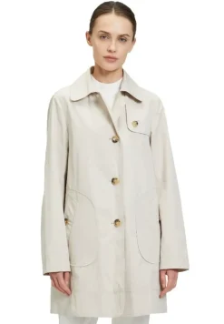Betty Barclay Kurzmantel Reverskragen aufgesetzte Taschen beige, blau S14 76152036
