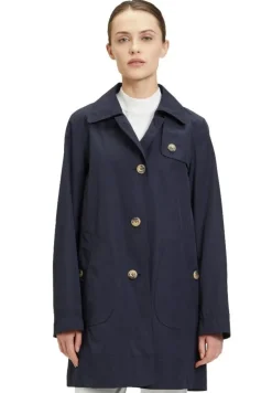 Betty Barclay Kurzmantel Reverskragen aufgesetzte Taschen beige, blau S14 76152036