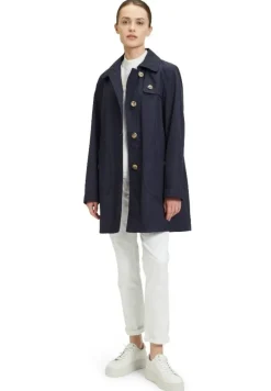 Betty Barclay Kurzmantel Reverskragen aufgesetzte Taschen beige, blau S14 76152036
