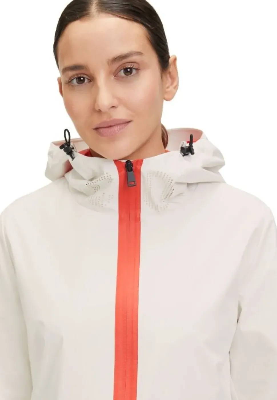 Betty Barclay Outdoor- Jacke Kapuze Zweiwege Reißverschluss weiß S14 76331520