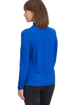 Betty Barclay Rollkragenshirt Raffung blau S23 28902063