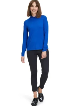 Betty Barclay Rollkragenshirt Raffung blau S23 28902063