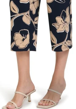 Betty Barclay Schlupfhose Floraler- Print Bundfalten blau S24 60272705
