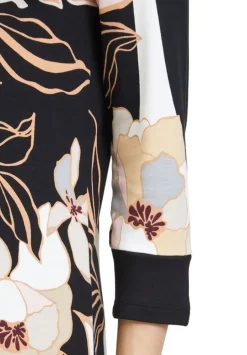 Betty Barclay Shirtkleid Floraler- Print  3/4 Arm schwarz S23 14122165