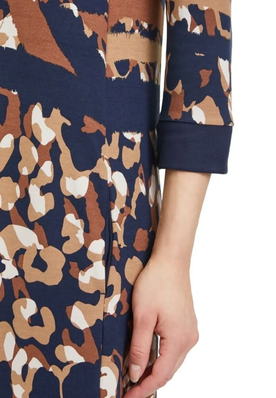 Betty Barclay Shirtkleid Print 3/4 Arm blau S23 14192166