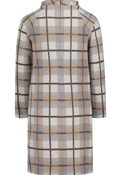 Betty Barclay Shirtkleid Stehkragen aufgesetzte Taschen grau S22  12321134