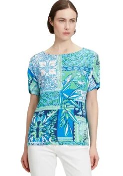Betty Barclay Shirt oversize mit Aufdruck blau Paisley S14 20742081