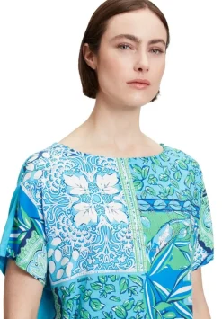 Betty Barclay Shirt oversize mit Aufdruck blau Paisley S14 20742081