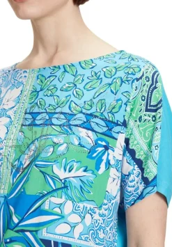 Betty Barclay Shirt oversize mit Aufdruck blau Paisley S14 20742081