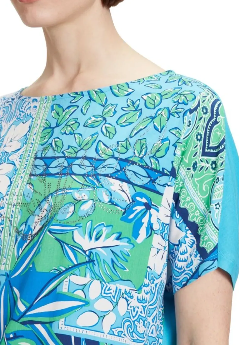 Betty Barclay Shirt oversize mit Aufdruck blau Paisley S14 20742081