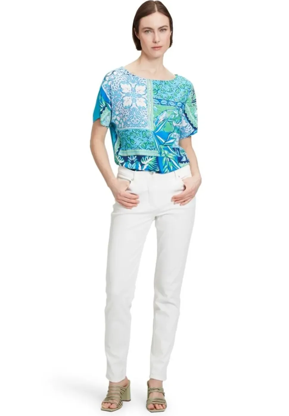 Betty Barclay Shirt oversize mit Aufdruck blau Paisley S14 20742081