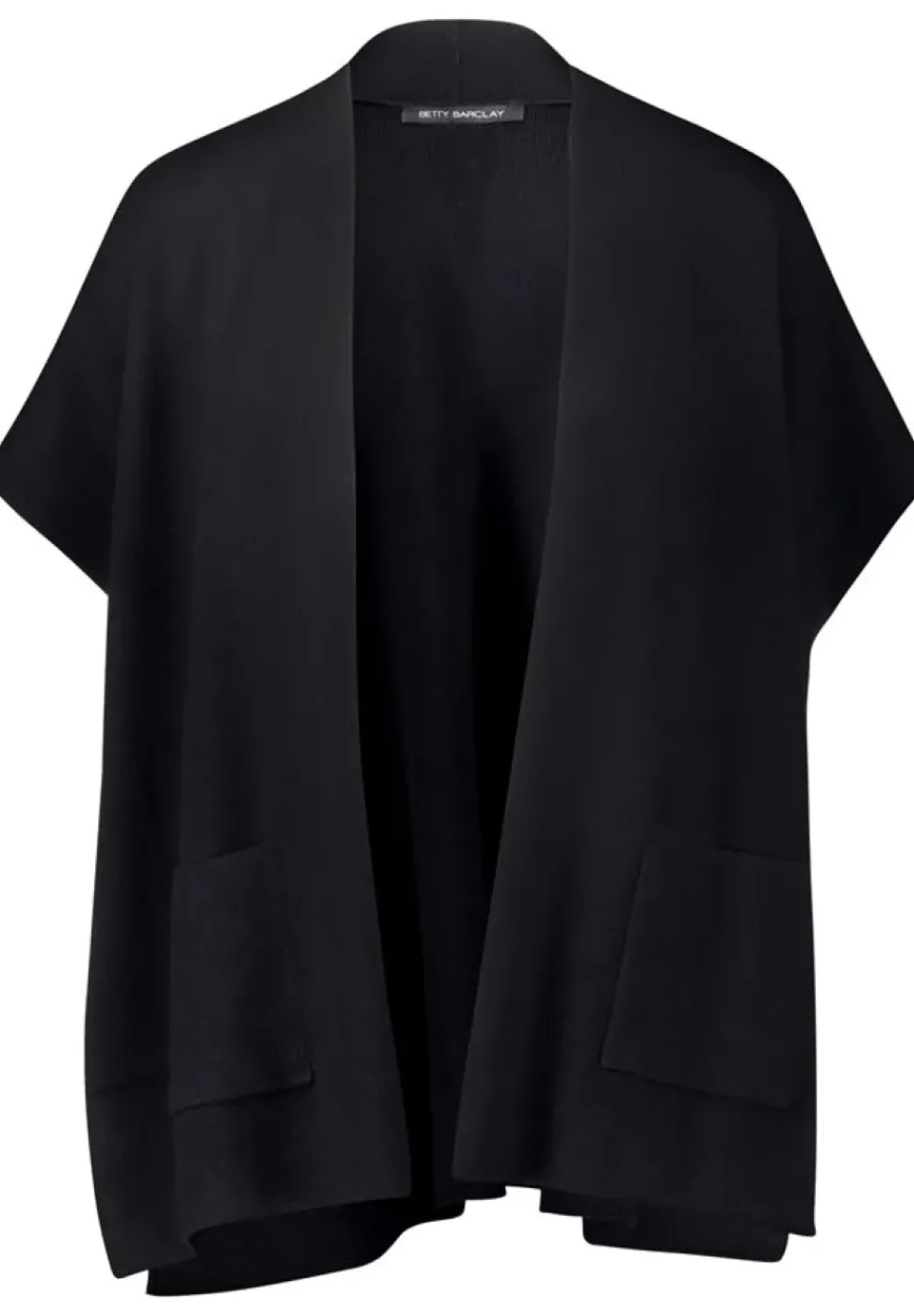 Betty Barclay Strick- Cape Seitenschlitze schwarz S23 50021036