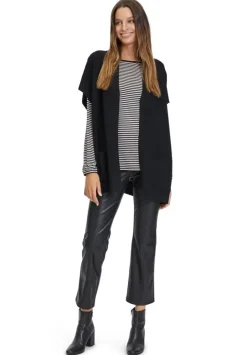 Betty Barclay Strick- Cape Seitenschlitze schwarz S23 50021036