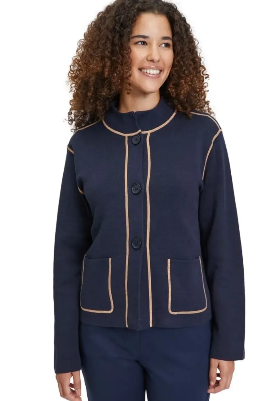 Betty Barclay Strickjacke Stehkragen S23 50172243