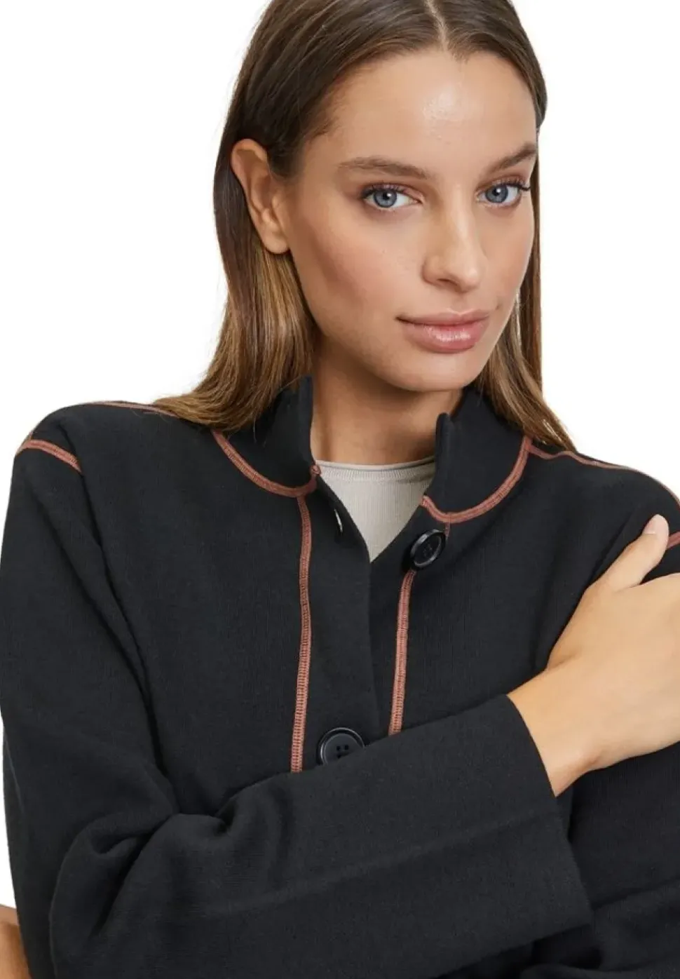 Betty Barclay Strickjacke Stehkragen S23 50172243