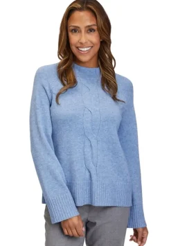 Betty Barclay Strickpullover Stehkragen Zopfmuster S23 59881026