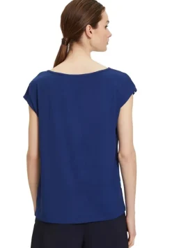 Betty Barclay T - Shirt Rundhals gemustert blau S14 20812218