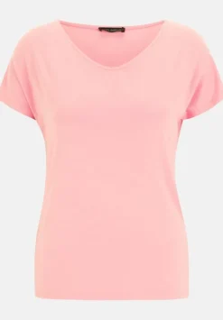 Betty Barclay T- Shirt V - Ausschnitt salmon rosa S14  20931007