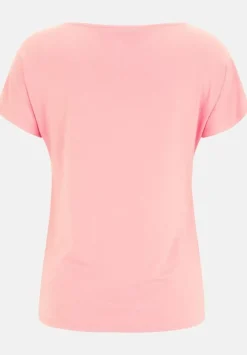 Betty Barclay T- Shirt V - Ausschnitt salmon rosa S14  20931007