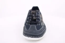 bugatti Herren Sneaker Halbschuh Schnellschnürung Wechselfußbett blau S14 321-AFF02-500
