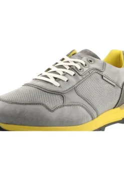 Bullboxer Herren Sneaker Leder farbige Sohle grau S13 373K20438A