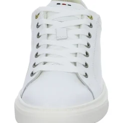 Bullboxer Herren Sneaker Schnürschuh Leder weiß S13 213K26611F