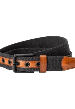 Camel Active Gürtel Baumwolle Leder asphalt 5B22402220