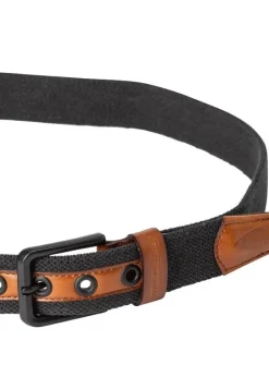 Camel Active Gürtel Baumwolle Leder asphalt  5B22402220