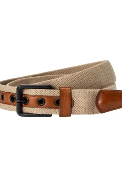Camel Active Gürtel Baumwolle Leder beige 5B22402220