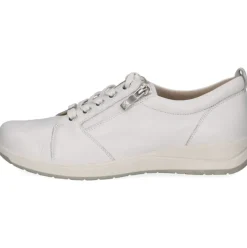 Caprice Damen Sneaker Leder H- Weite Wechselfußbett weiß S14 9-23752-42