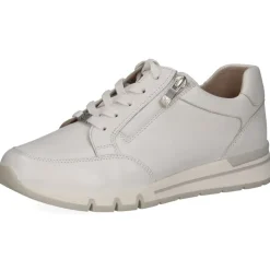 Caprice Damen Sneaker Leder Wechselfußbett H- Weite weiß S14 9-23753-42