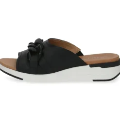 Caprice Lederpantolette MEMOTION schwarz S13  9-9-27206-20