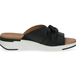 Caprice Lederpantolette MEMOTION schwarz S13  9-9-27206-20