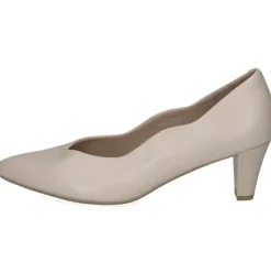 Caprice Pumps Leder klassisch G- Weite beige S14 9-22400-42