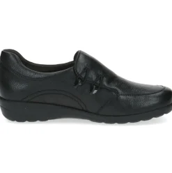 Caprice Slipper Leder Weite H schwarz S23 9-24705-41