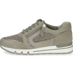 Caprice walking on Air Damen Sneaker Wechselfußbett Airmotion grau grün S13 9-9-23706-20