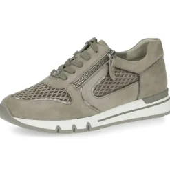 Caprice walking on Air Damen Sneaker Wechselfußbett Airmotion grau grün S13 9-9-23706-20