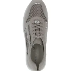 Caprice walking on Air Damen Sneaker Wechselfußbett Airmotion grau grün S13 9-9-23706-20