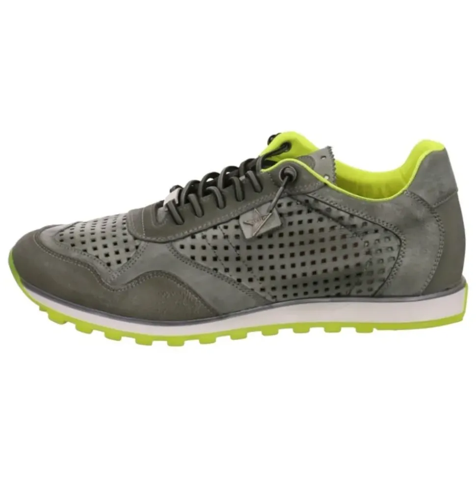 Cetti Herren Sneaker grün, silber, braun C848