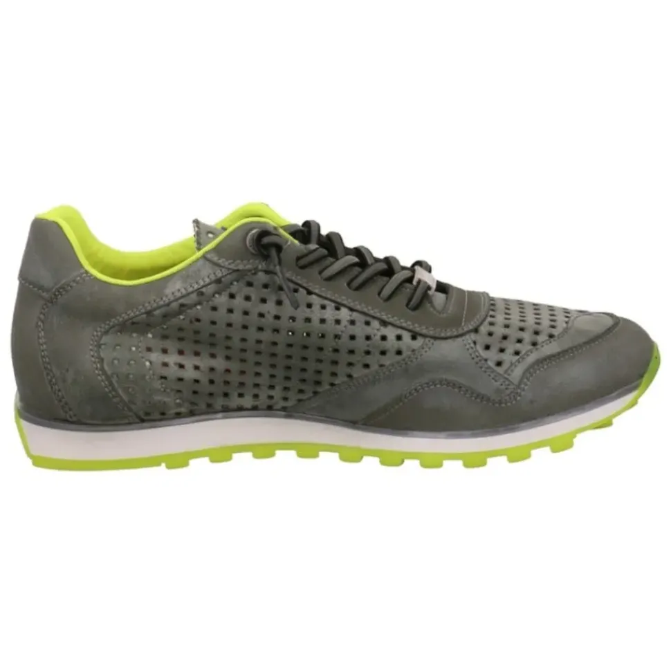 Cetti Herren Sneaker grün, silber, braun C848